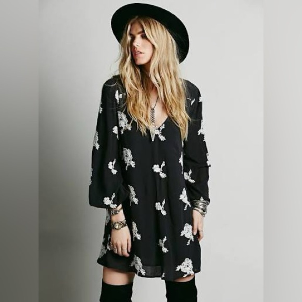 Free People Emma Austin Tunic Mini Dress
